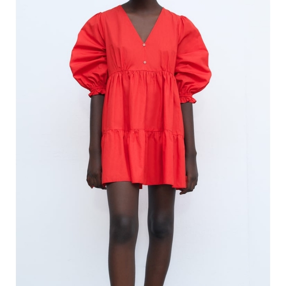 Zara Dresses & Skirts - NWTs zara jewel buttons tiered dress